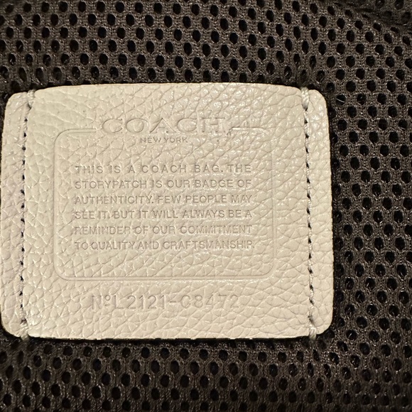 Coach Medium Charlie Backpack- White - Picture 3 of 6